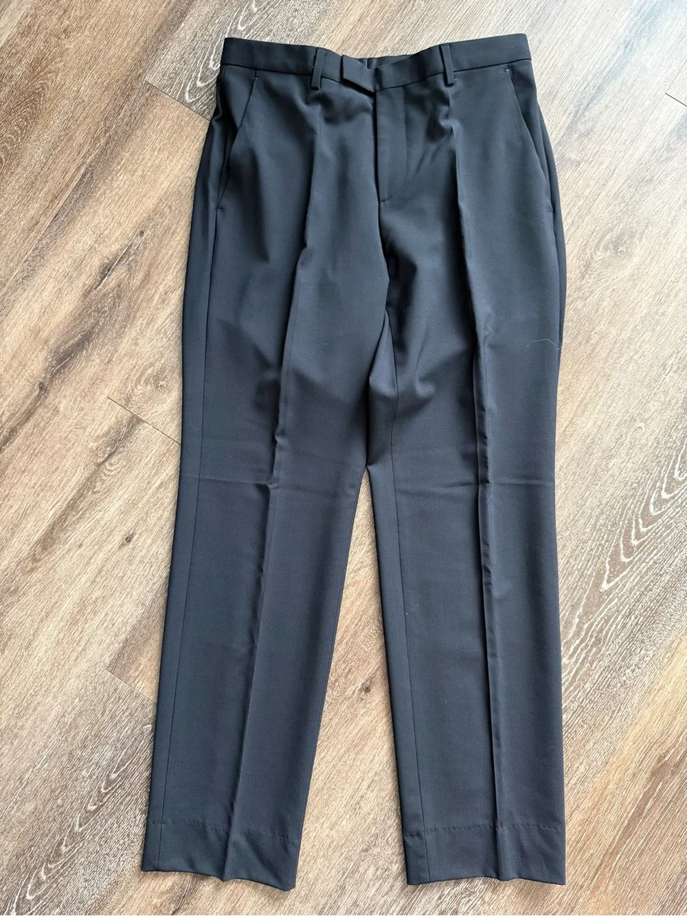 Boss Hugo Boss Men's Black Two-Piece Wool Blend Suit Jacket & Trousers